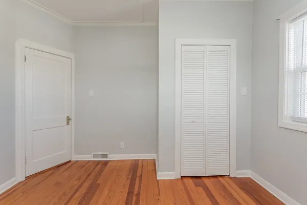 wooden floor in an empty room