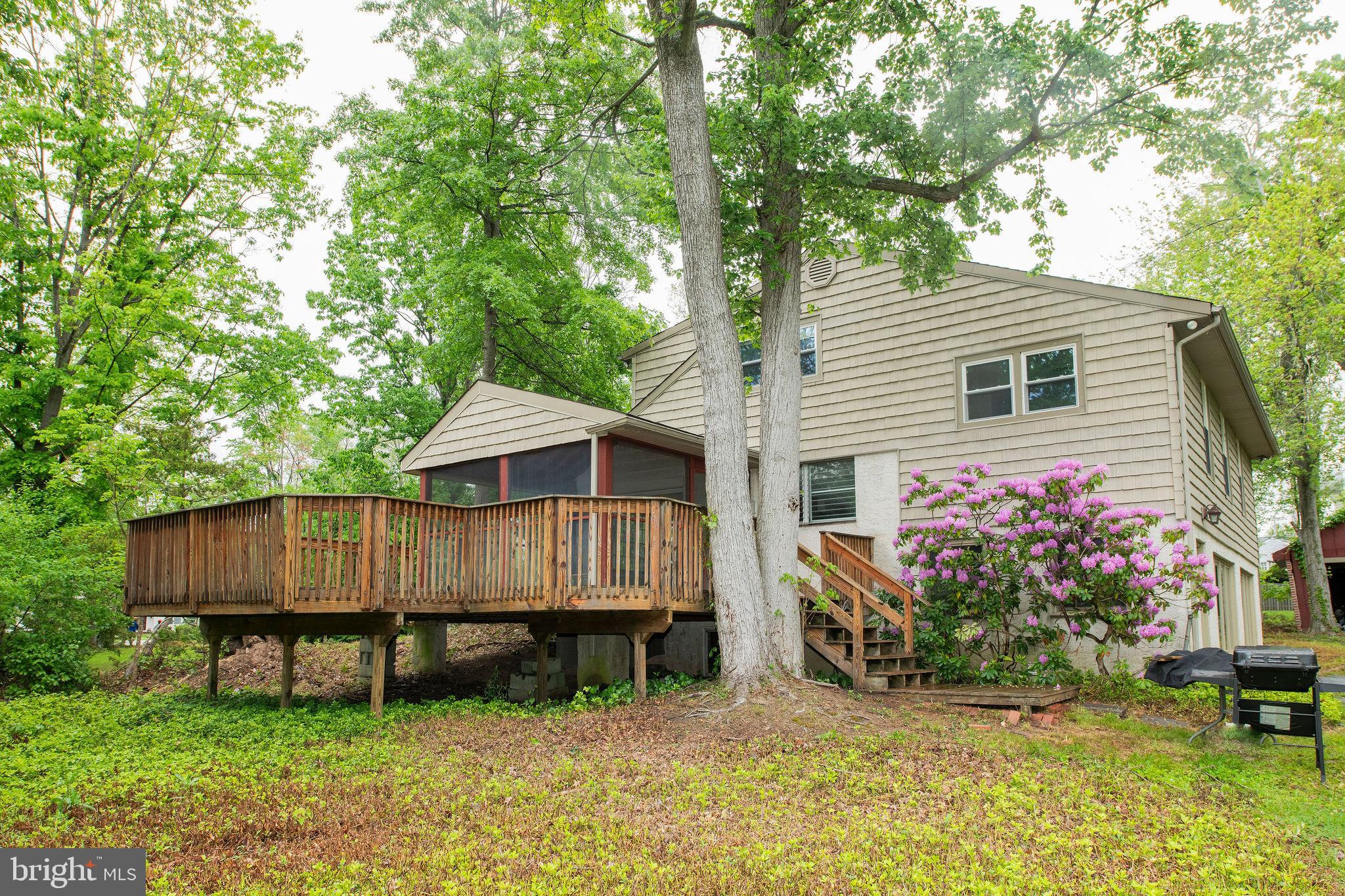 927 Herman Road Horsham, PA 19044 - Photo 5 of 50 side of house, enclosed porch & deck