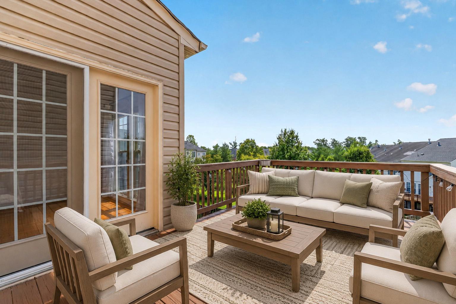 12 Short Branch Road Stafford, VA 22556 - Photo 49 of 71 Virtually Staged Deck