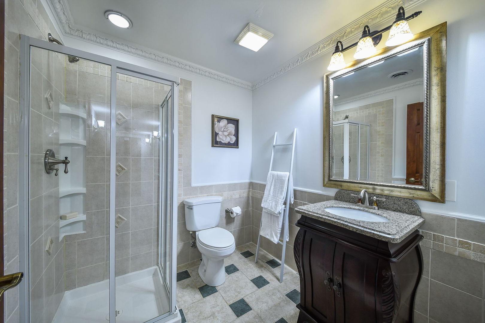 3N943 Walt Whitman Road St. Charles, IL 60175 - Photo 38 of 44 a bathroom with a sink and a mirror