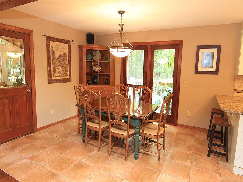 2417 Pleasant Union Church Road Raleigh, NC 27614 - Photo 6 of 25 This is just the right spot for an intimate meal or larger gathering. There is also a deck out the back doors if prefer outdoor seating. Dining Room
