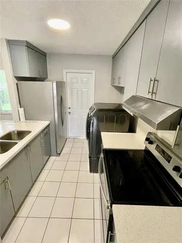 a stove top oven sitting inside of a kitchen