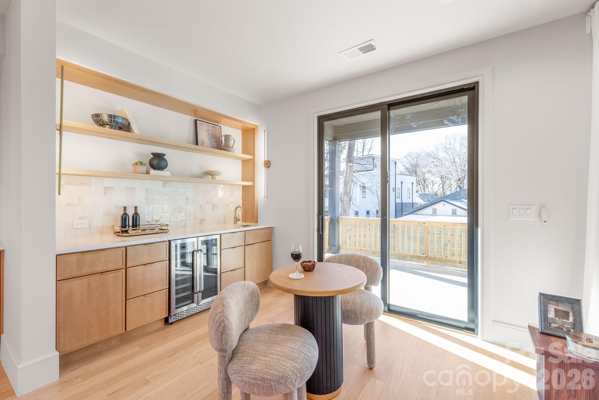 1637 Umstead Street Charlotte, NC 28205 - Photo 20 of 48 a view of a dining room with furniture window and outside view