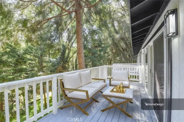 a backyard of a house with seating space