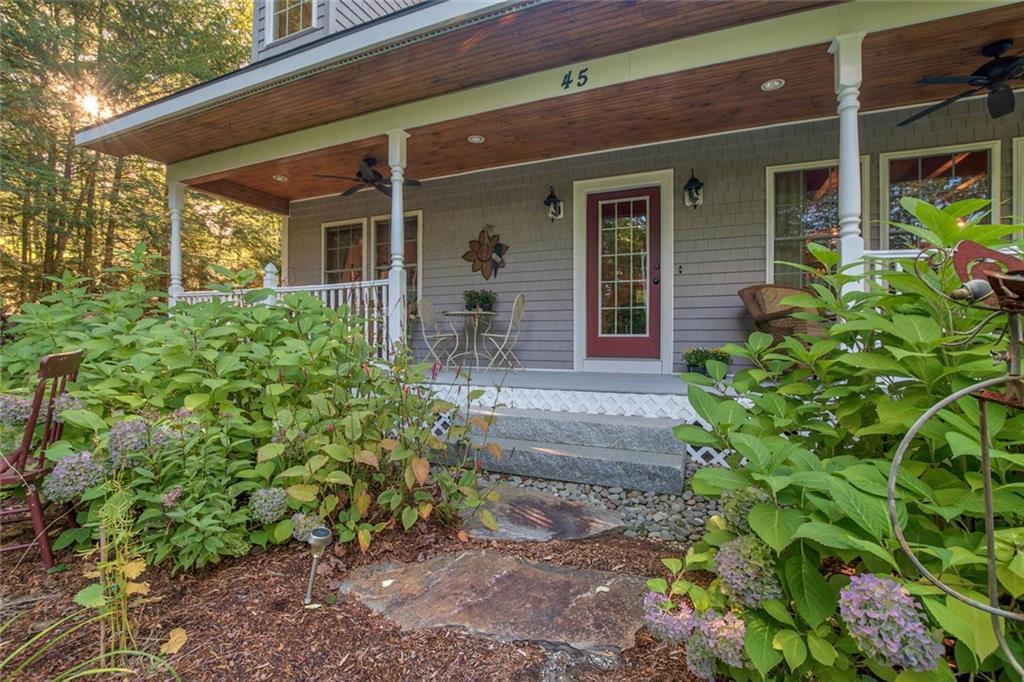 45 Lambs Mill Road Naples, ME 04055 - Photo 2 of 35 Front porch to sit while adoring...