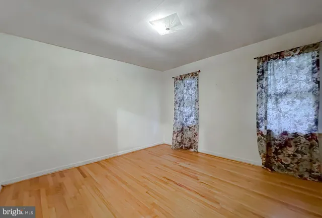 wooden floor in a room