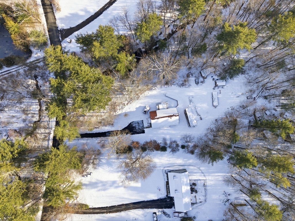235 Crouch Road Warren, MA 01092 - Photo 3 of 42 an aerial view of residential houses with outdoor space