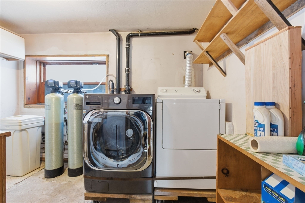 235 Crouch Road Warren, MA 01092 - Photo 36 of 42 a utility room with dryer and washer