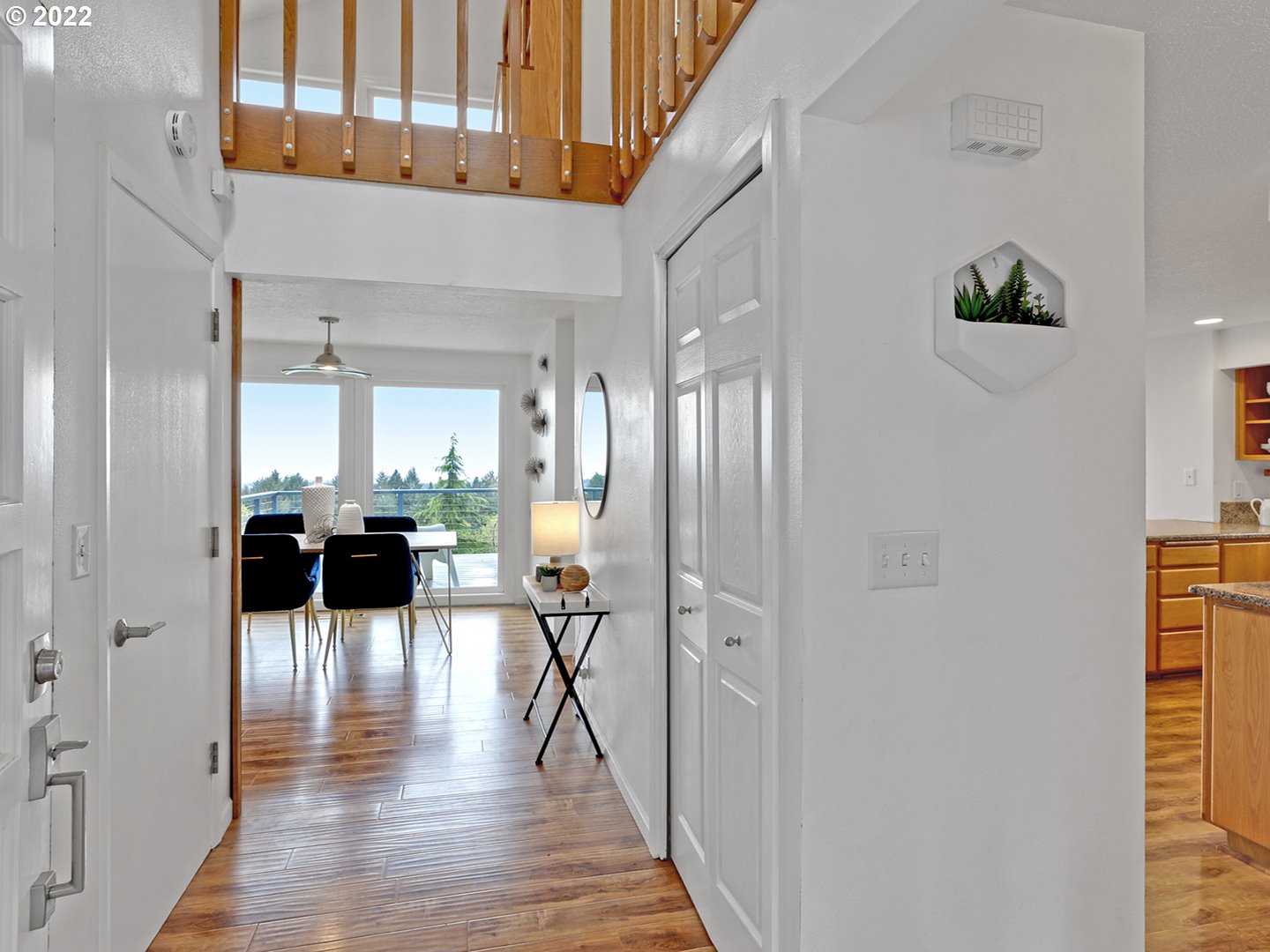 8500 Southwest Mapleridge Drive Portland, OR 97225 - Photo 3 of 30 a view of a living room and entryway