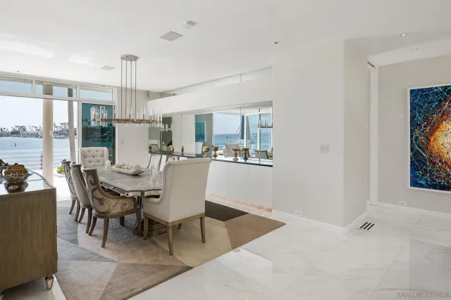 a view of a lake from a balcony