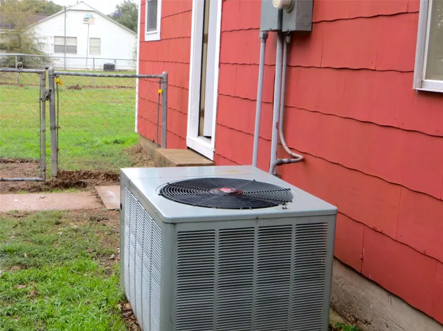 a backyard of a house