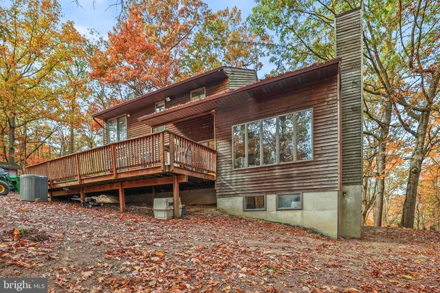a backyard of a house