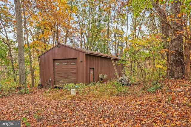 a big yard with lots of green space