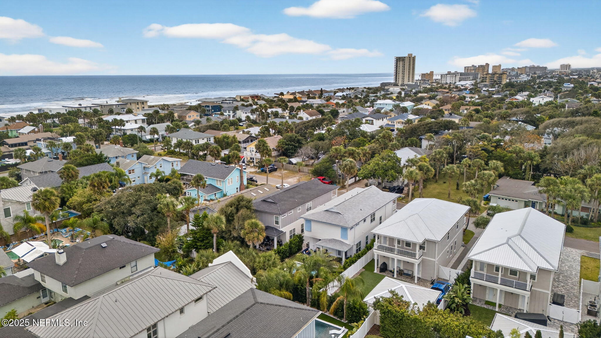230 Davis Street Neptune Beach, FL 32266 - Photo 28 of 33 63-Aerial Rear Exterior 1