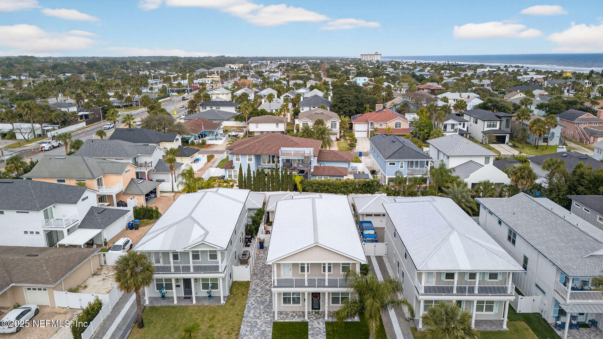 230 Davis Street Neptune Beach, FL 32266 - Photo 30 of 33 53-Aerial Front Exterior 2