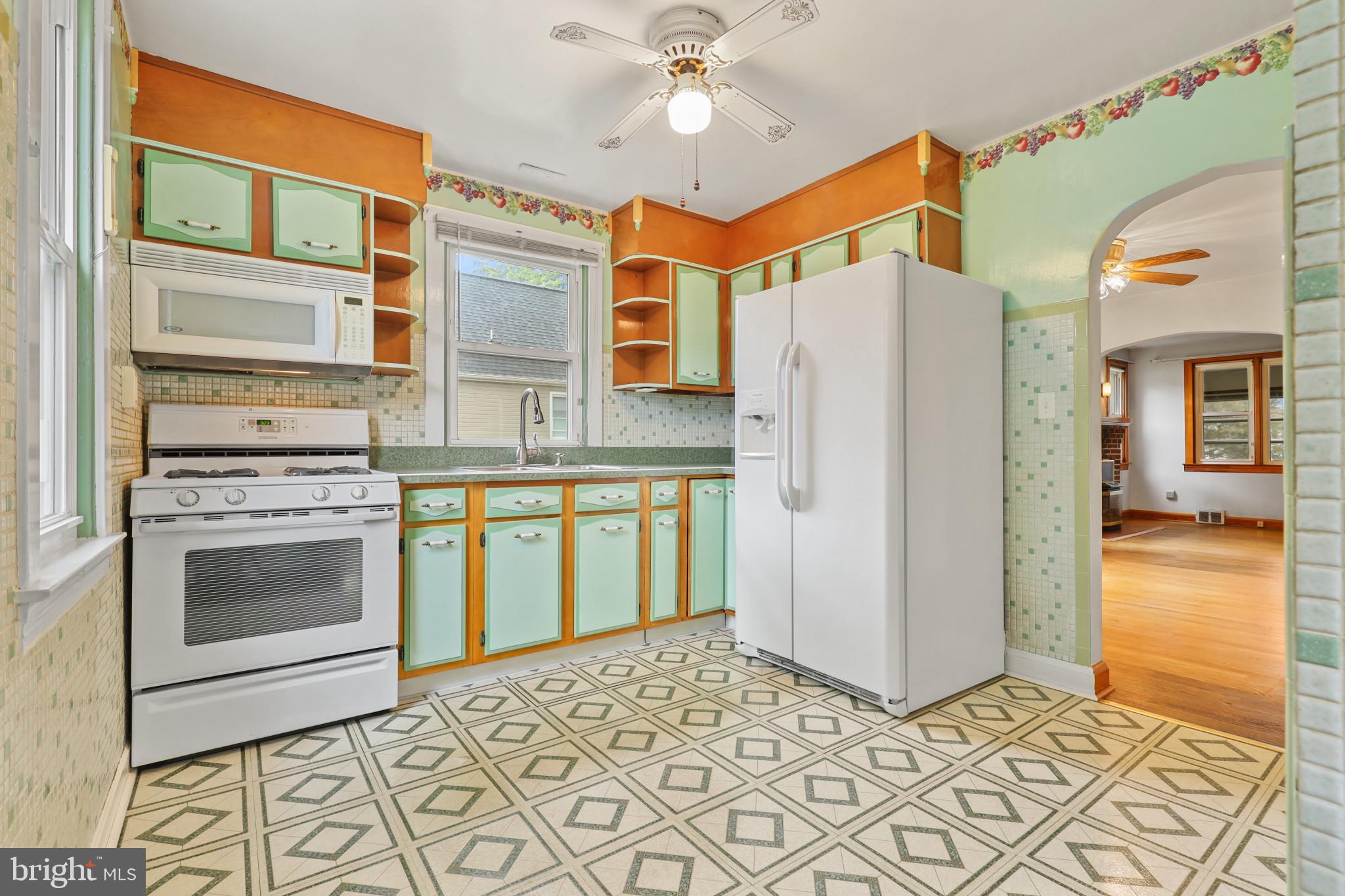 1054 Minnetonka Road Severn, MD 21144 - Photo 20 of 84 WOW retro kitchen features solid wood cabinets