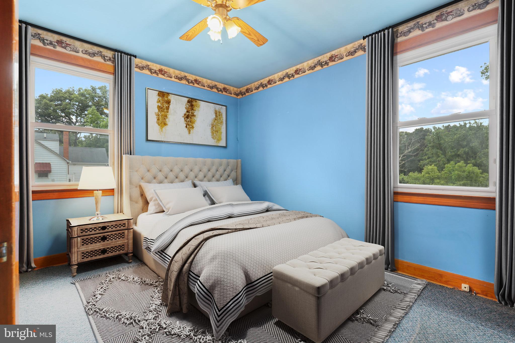 1054 Minnetonka Road Severn, MD 21144 - Photo 35 of 84 staged image of bedroom 3 with stunning view