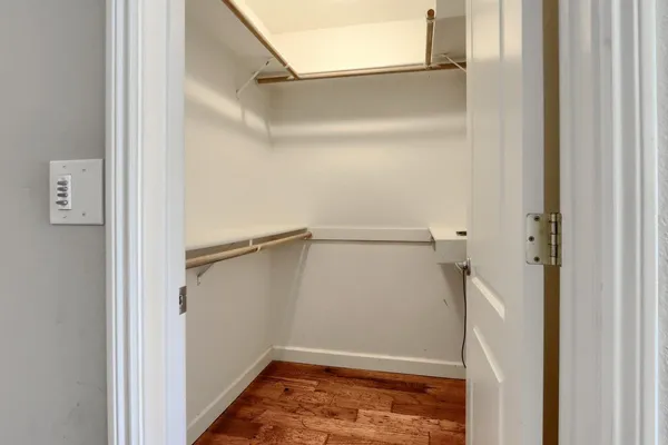 a view of walk in closet