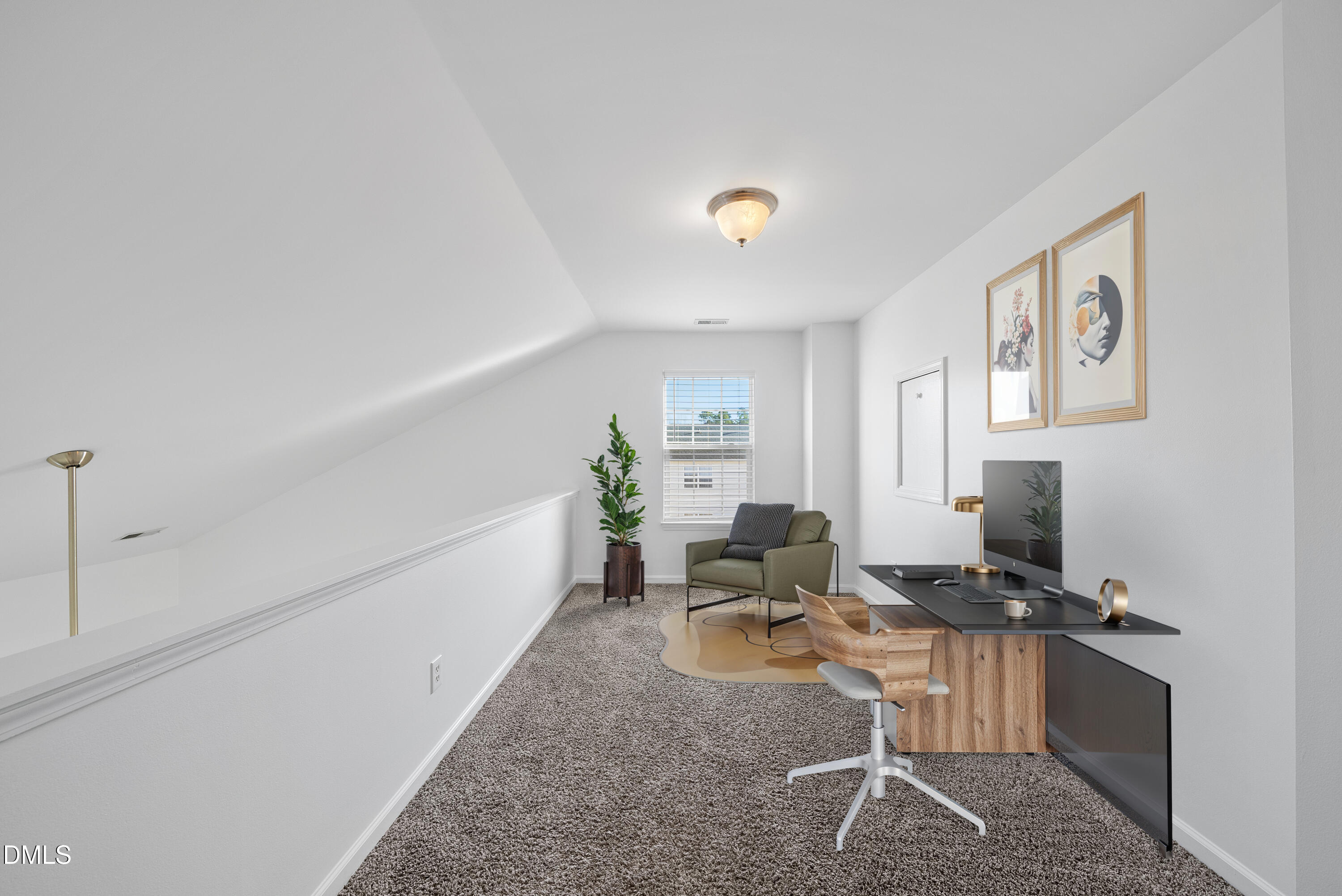 6 Cibola Court Durham, NC 27713 - Photo 20 of 30 a workspace with furniture and a window