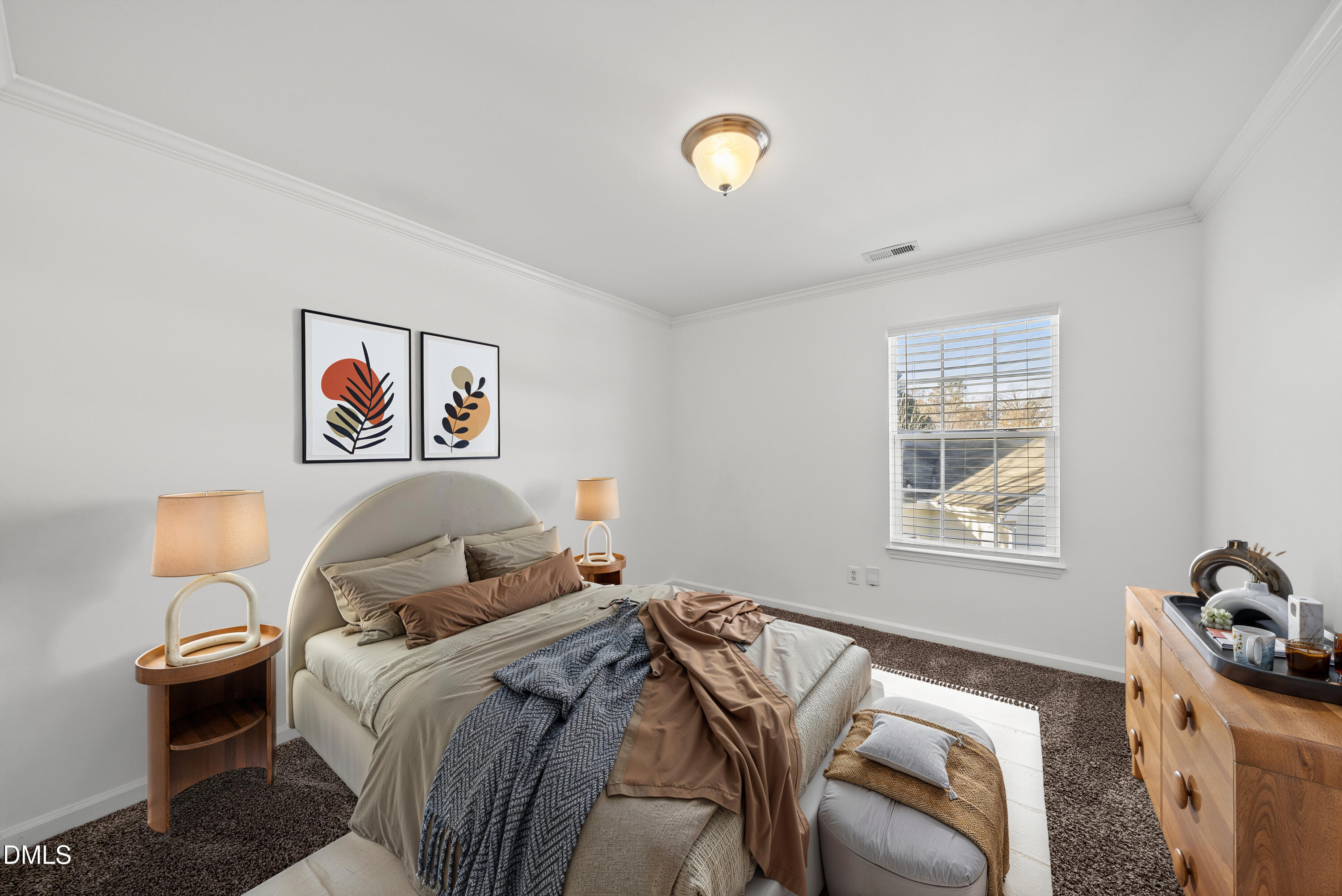 6 Cibola Court Durham, NC 27713 - Photo 24 of 30 a bedroom with bed and a window