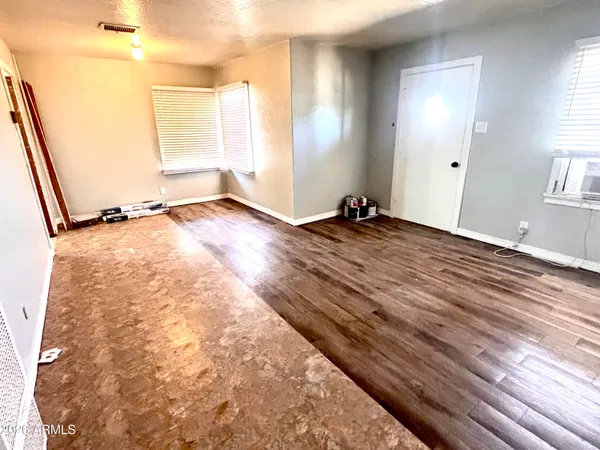 a view of a room with a sink