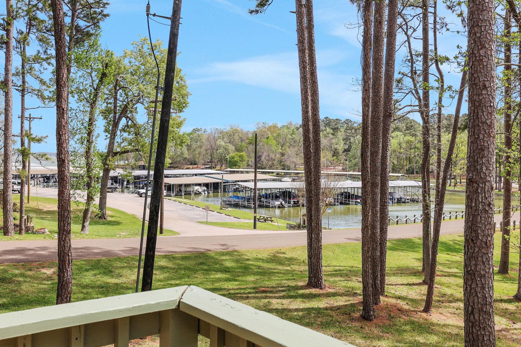 178 Villa Way Coldspring, TX 77331 - Photo 2 of 43 This townhome is on the end and closest to the marina - look at those views!