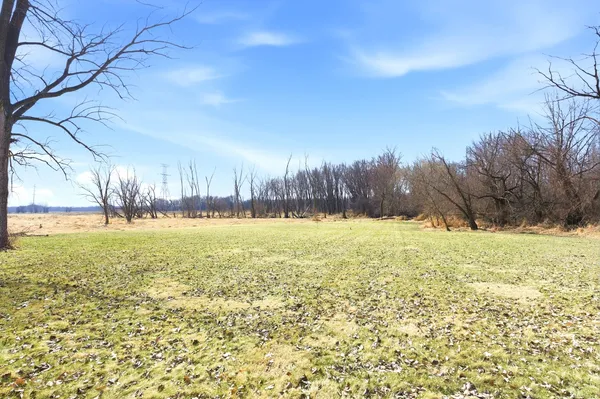 a view of an outdoor space and a yard