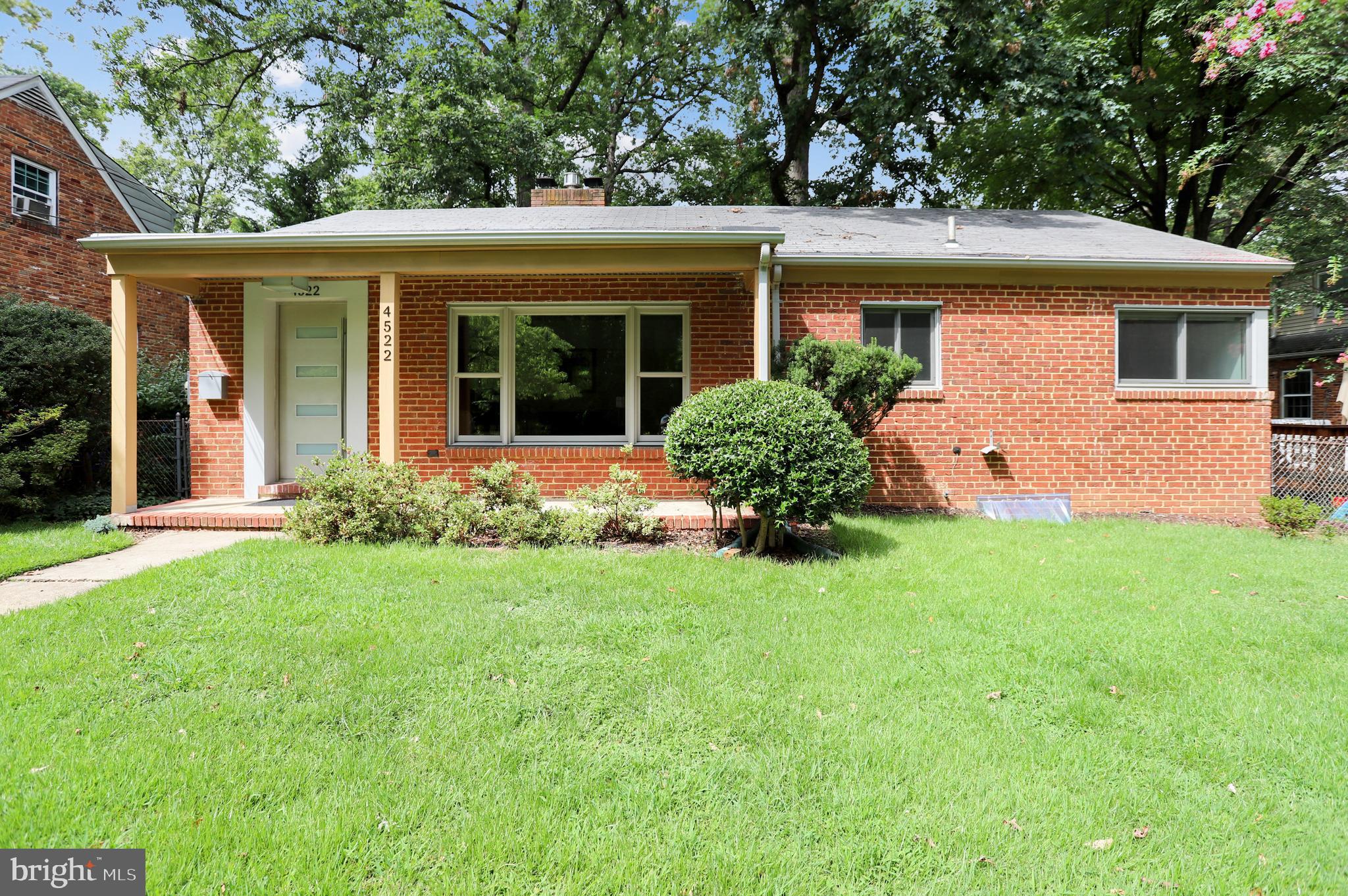 4522 Albion Road College Park, MD 20740 - Photo 1 of 76 Front Exterior-Classic All Brick 1949 Rambler!