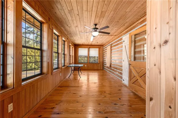 a view of an chairs in patio