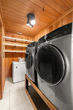 a backyard of a house