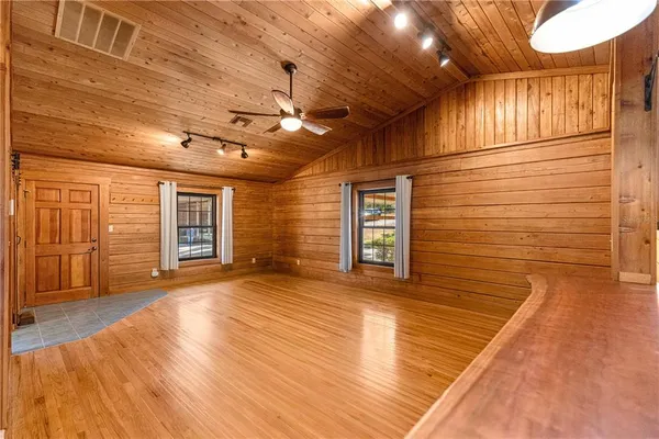 a view of city and ocean