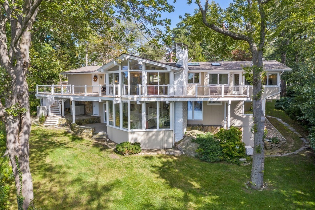 78 Nichols Road Cohasset, MA 02025 - Photo 21 of 23 a front view of a house with a yard