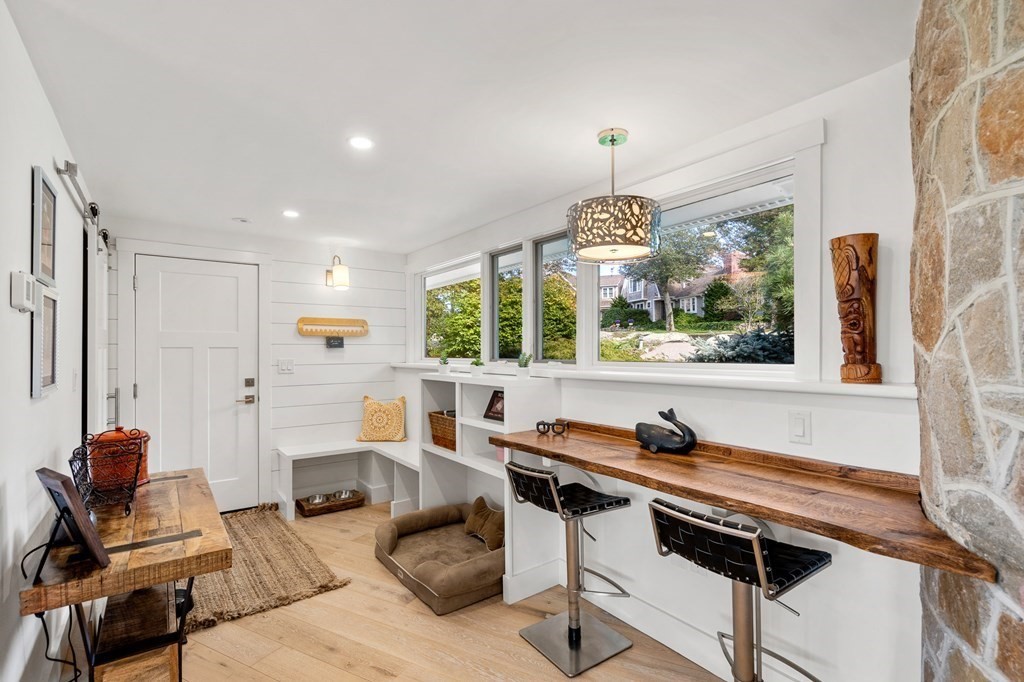 78 Nichols Road Cohasset, MA 02025 - Photo 6 of 23 a living room with furniture a window and a chandelier