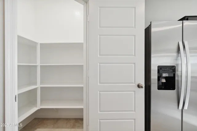 a view of closet area