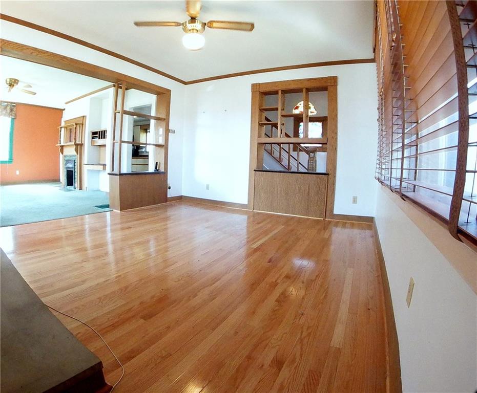 5365 Library Road Bethel Park, PA 15102 - Photo 7 of 25 Living room also has open shelving to entry.