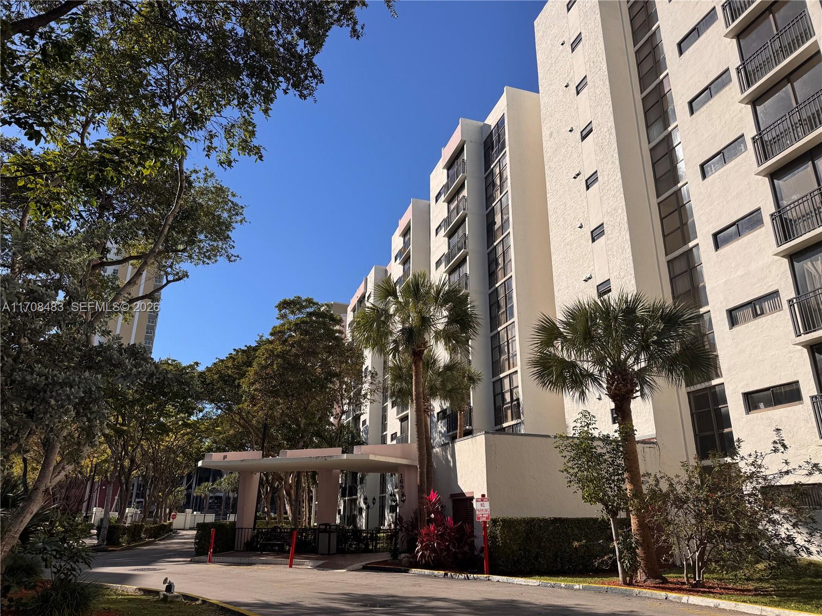 a view of a large building