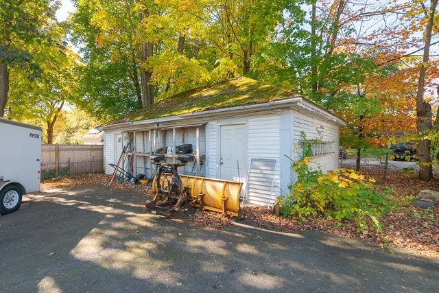 a view of a house with a patio