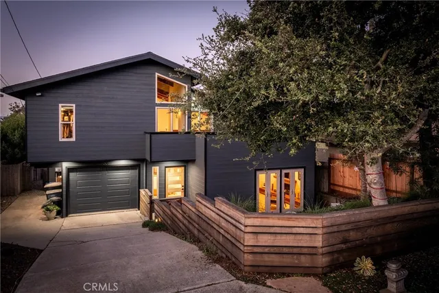a front view of a house with street