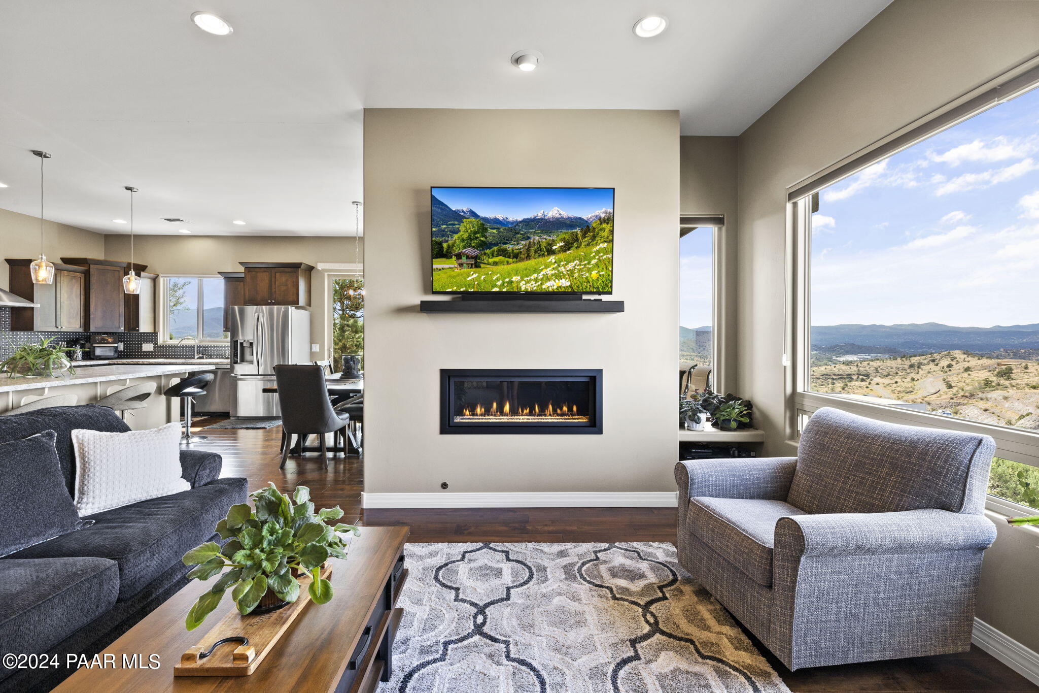 3253 Bar-Circle-A Road Prescott, AZ 86301 - Photo 14 of 79 Custom Luxury Gas Fireplace