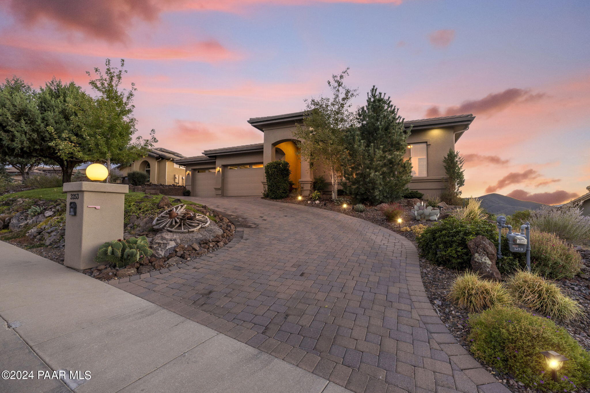 3253 Bar-Circle-A Road Prescott, AZ 86301 - Photo 2 of 79 Paver Driveway