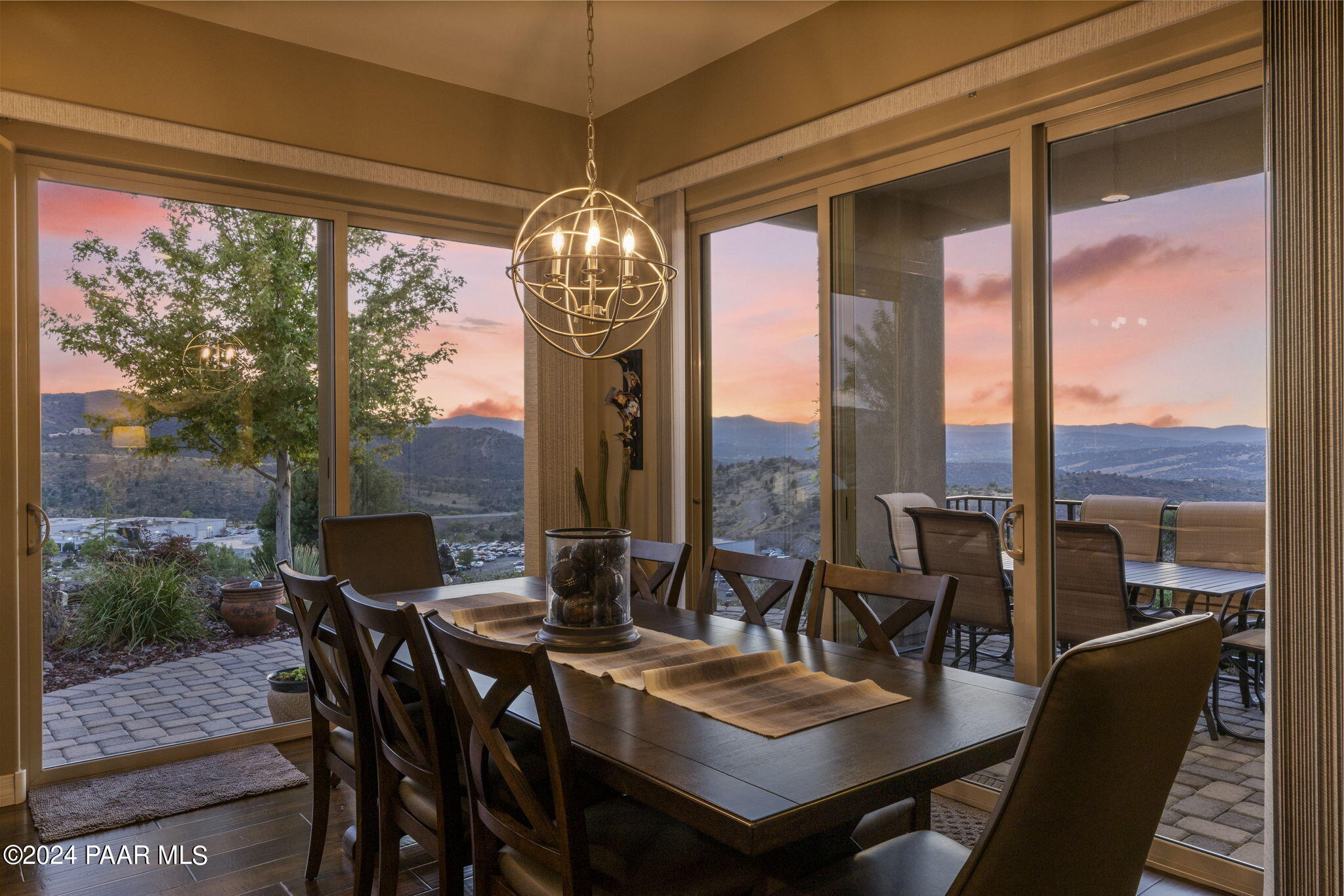 3253 Bar-Circle-A Road Prescott, AZ 86301 - Photo 24 of 79 Dining Room at Twilight