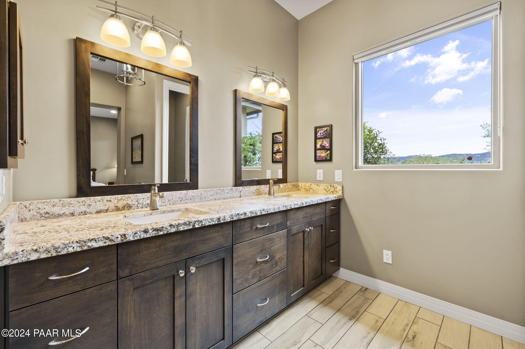 3253 Bar-Circle-A Road Prescott, AZ 86301 - Photo 38 of 79 Primary Bathroom w/ View Window
