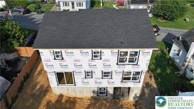 a view of a building with many windows
