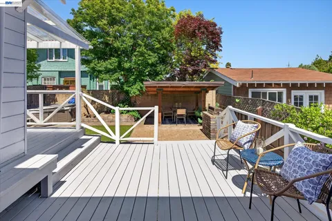 a view of a house with pool porch and wooden floor