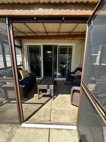 a view of living room with furniture