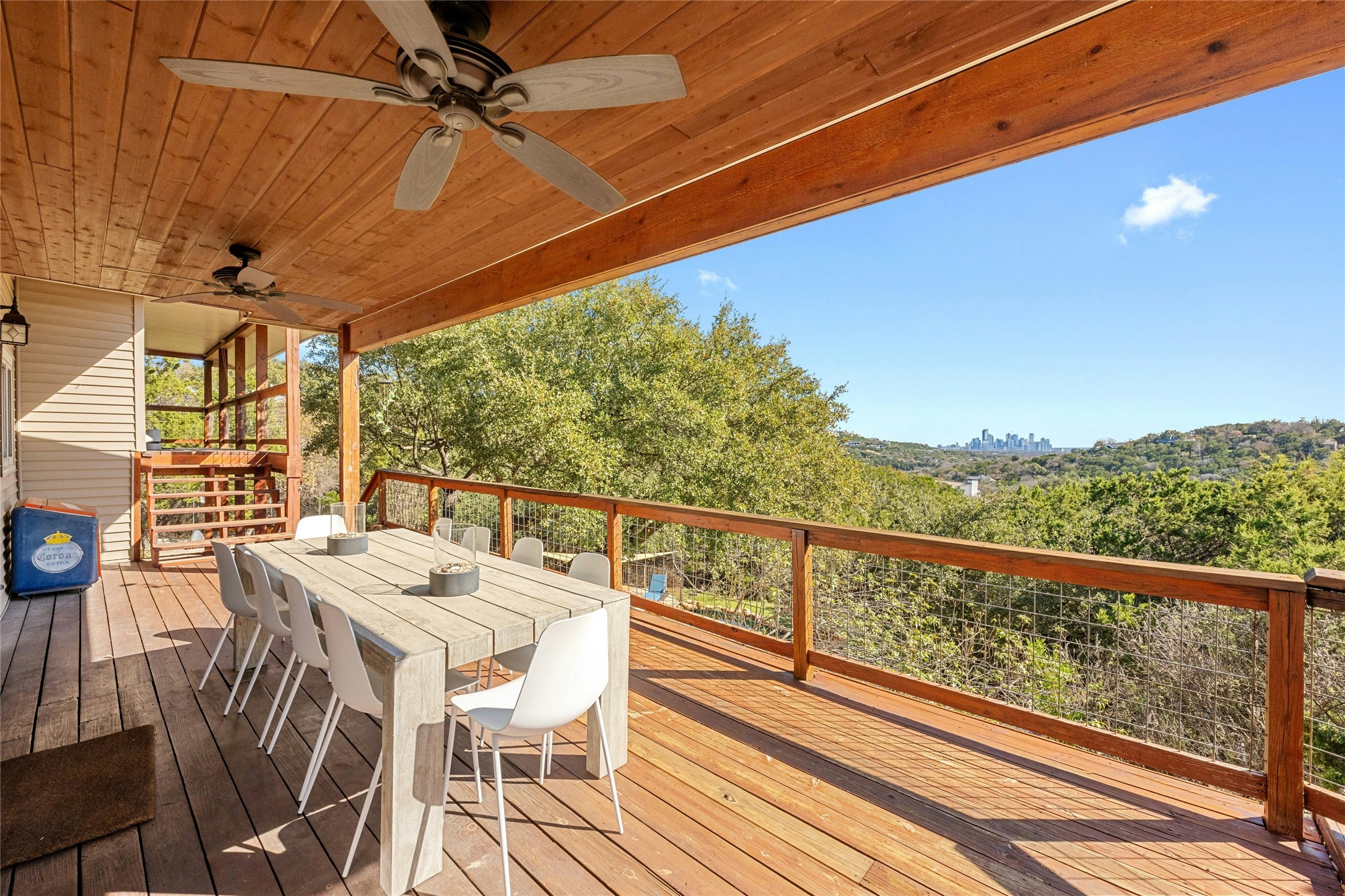 1603 Twilight Ridge Drive Austin, TX 78746 - Photo 26 of 34 a view of a balcony with furniture