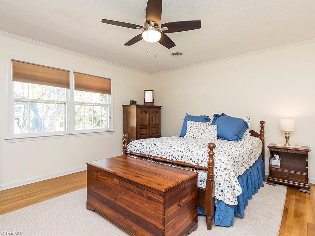 4521 Tower Road Greensboro, NC 27410 - Photo 19 of 28 Master bedroom- has hardwood floors