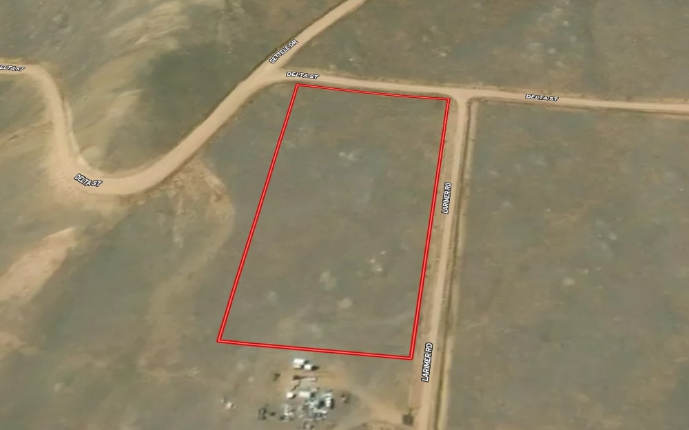 6030 Larimer Road Hartsel, CO 80449 - Photo 3 of 15 Boundary is an estimation of the lot lines