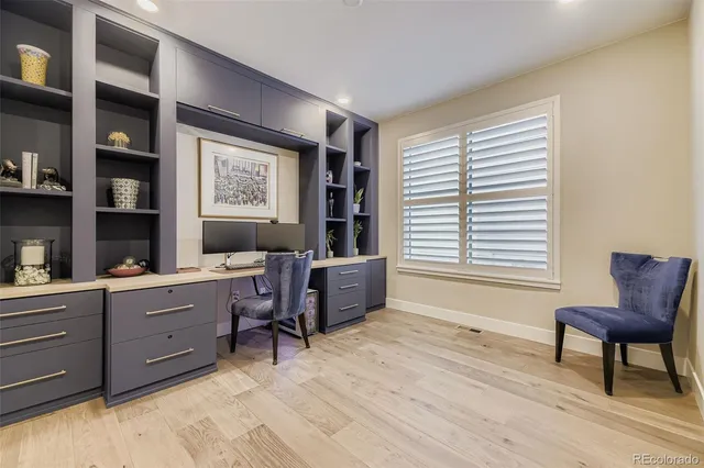 a room with furniture and a window