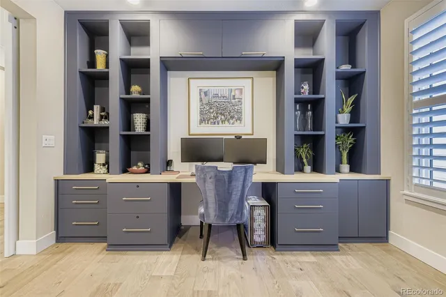 a room with furniture and window